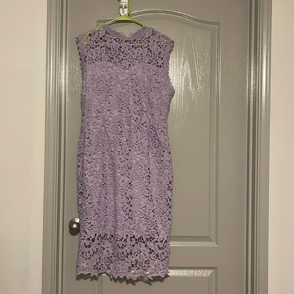 Purple spring/summer dress